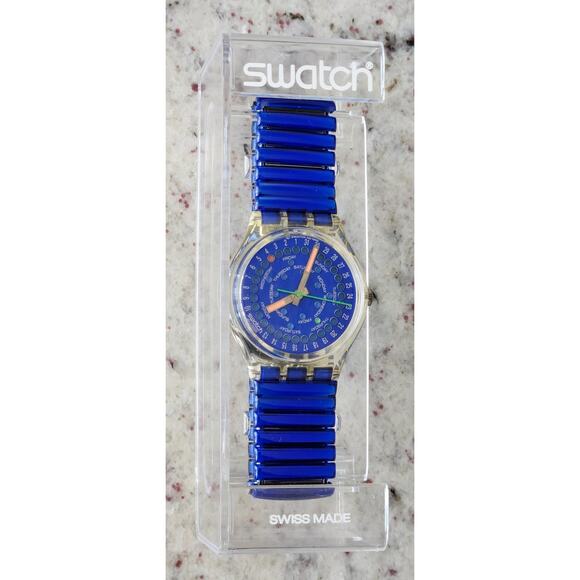 Swatch watch DROP GK708 1993 Standard Gents New old stock with case and battery - Picture 2 of 9
